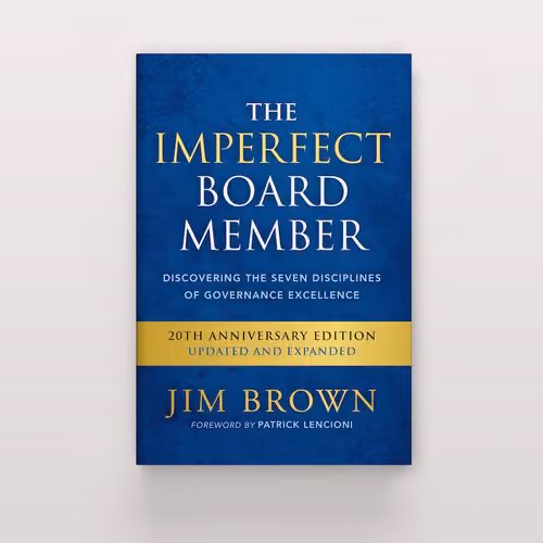Cover of The Imperfect Board Member by Jim Brown