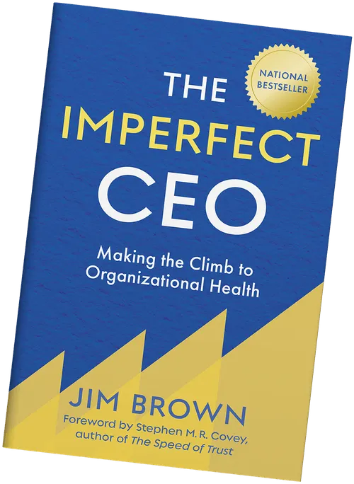 Cover of The Imperfect CEO by Jim Brown